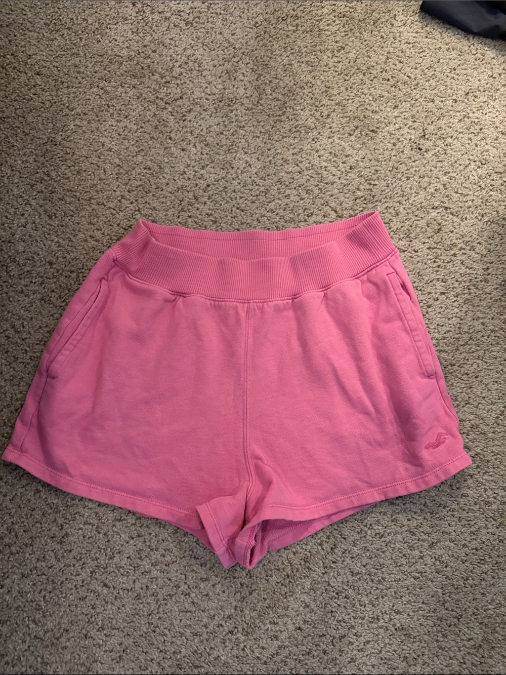 Hollister Pink High-Waist Lounge Shorts